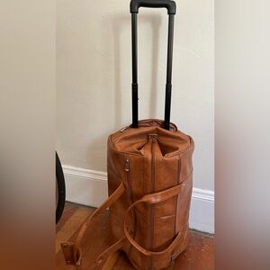 Brand new leather duffel